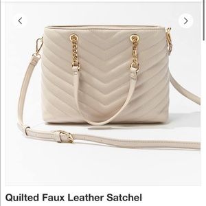 forever21 taupe bag